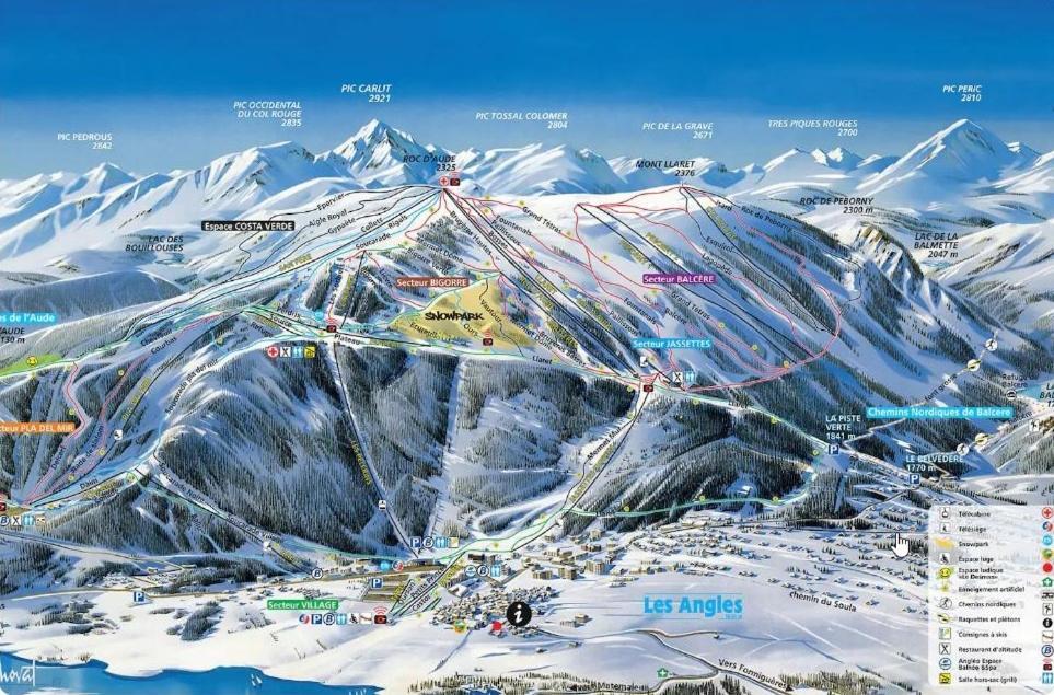 Chalet Pres Des Pistes Avec Vue Panoramique Лез Англ Екстериор снимка