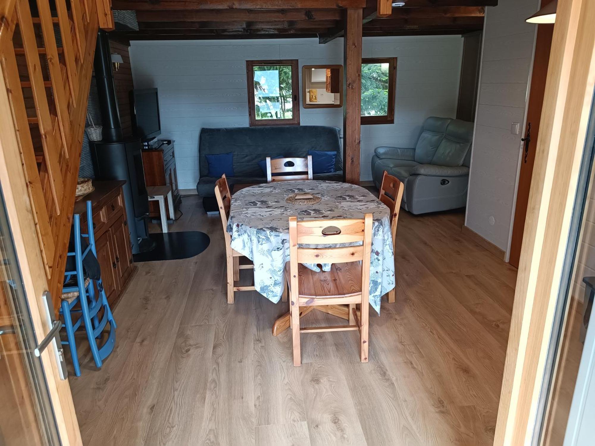 Chalet Pres Des Pistes Avec Vue Panoramique Лез Англ Екстериор снимка