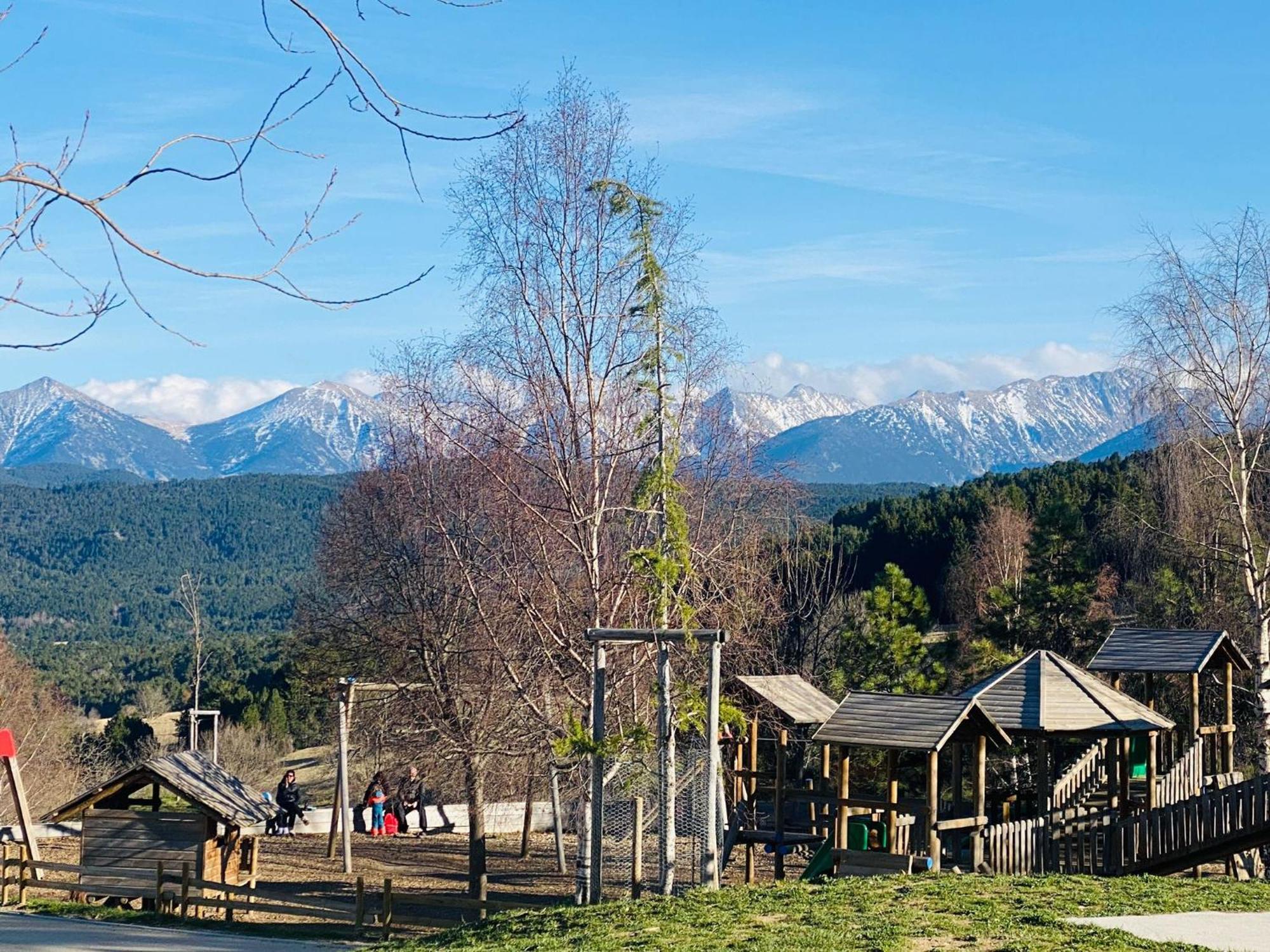 Chalet Pres Des Pistes Avec Vue Panoramique Лез Англ Екстериор снимка